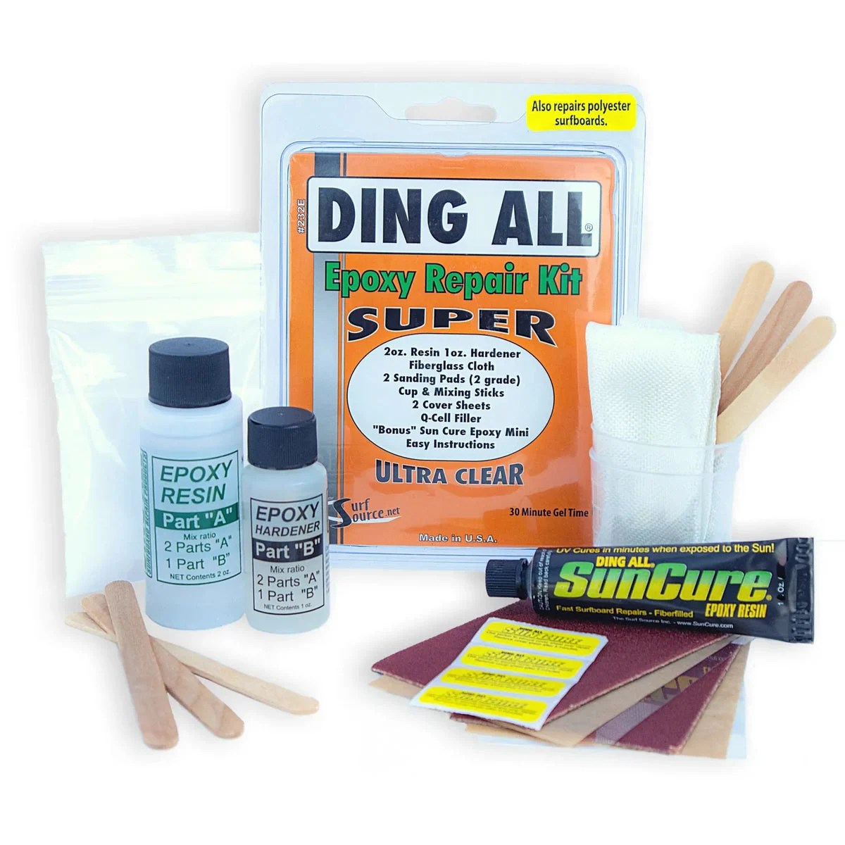 DING ALL SUPER EPOXY REPAIR KIT / 3 OUNCES