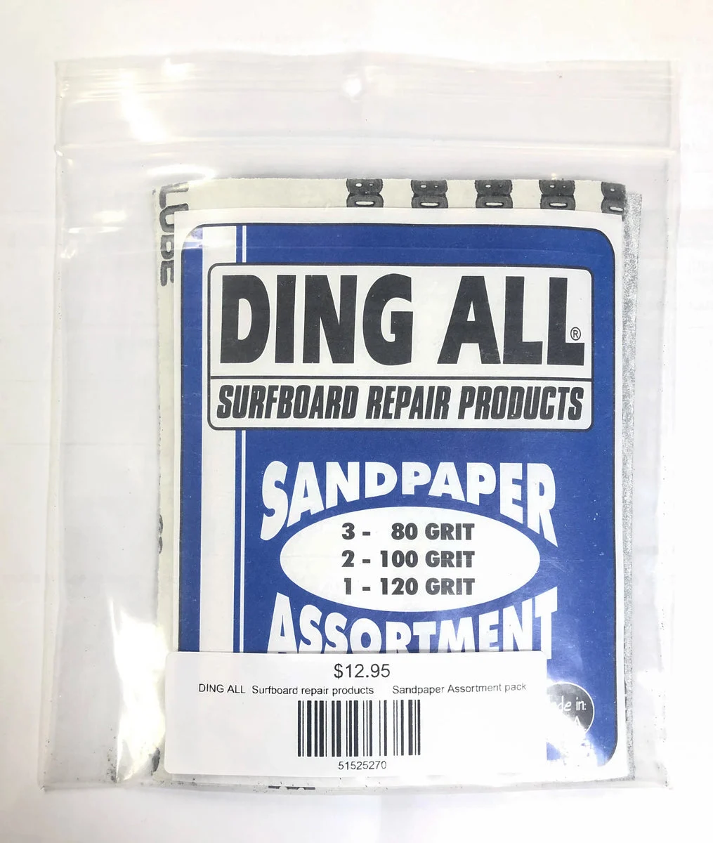 DING ALLSurfboard repair productsSandpaper Assortment pack