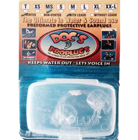 Doc's Pro Plugs Vented w/ Leash