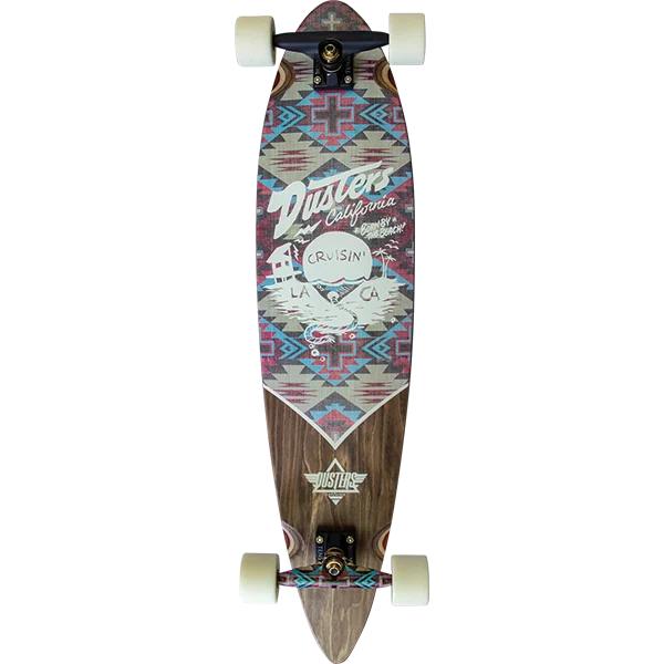 DUSTERS CRUSIN NOMAD LONGBOARD COMPLETE SKATEBOARD - 8.75" x 37"