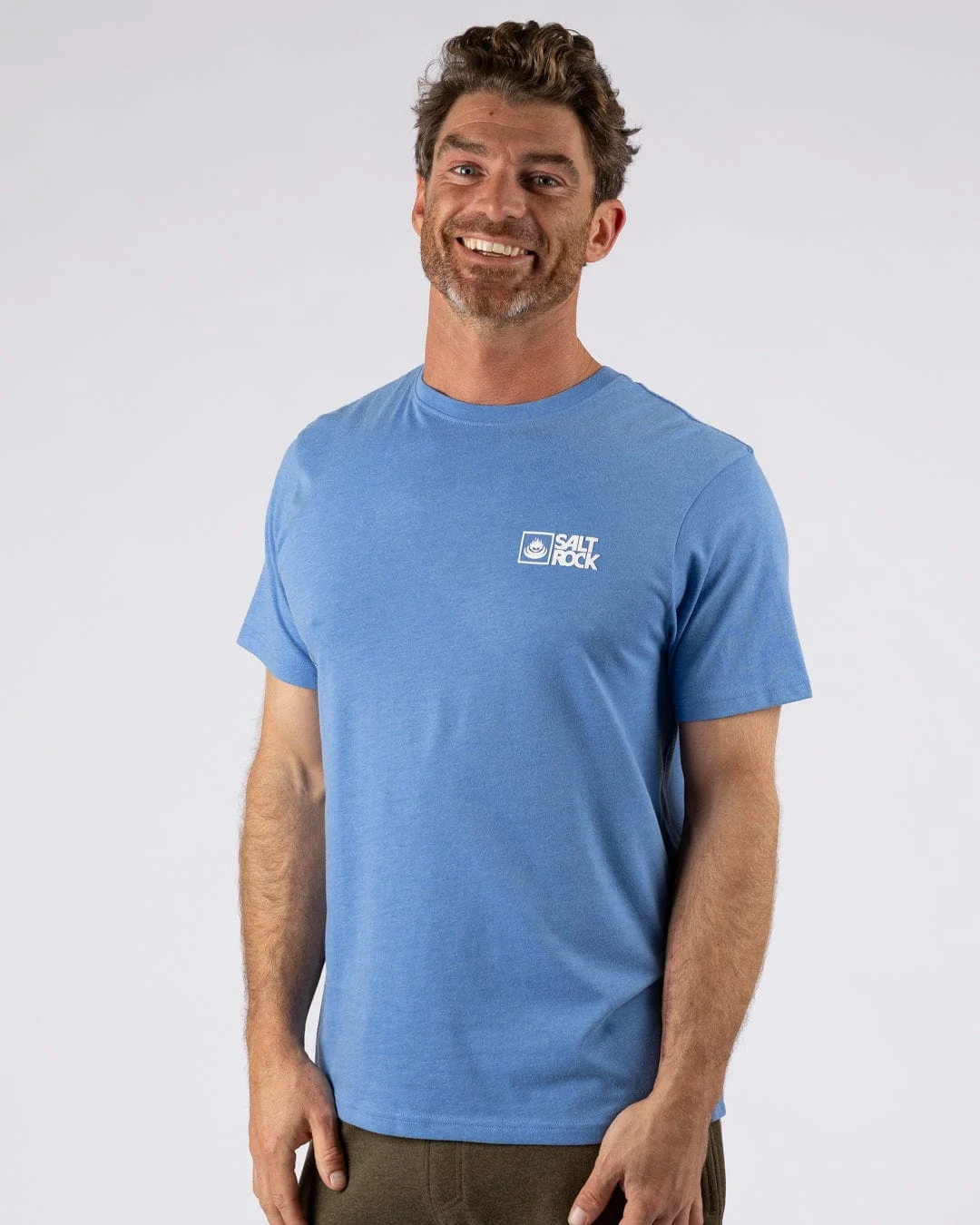 Essential Mens Short Sleeve T-Shirt in Bright Blue