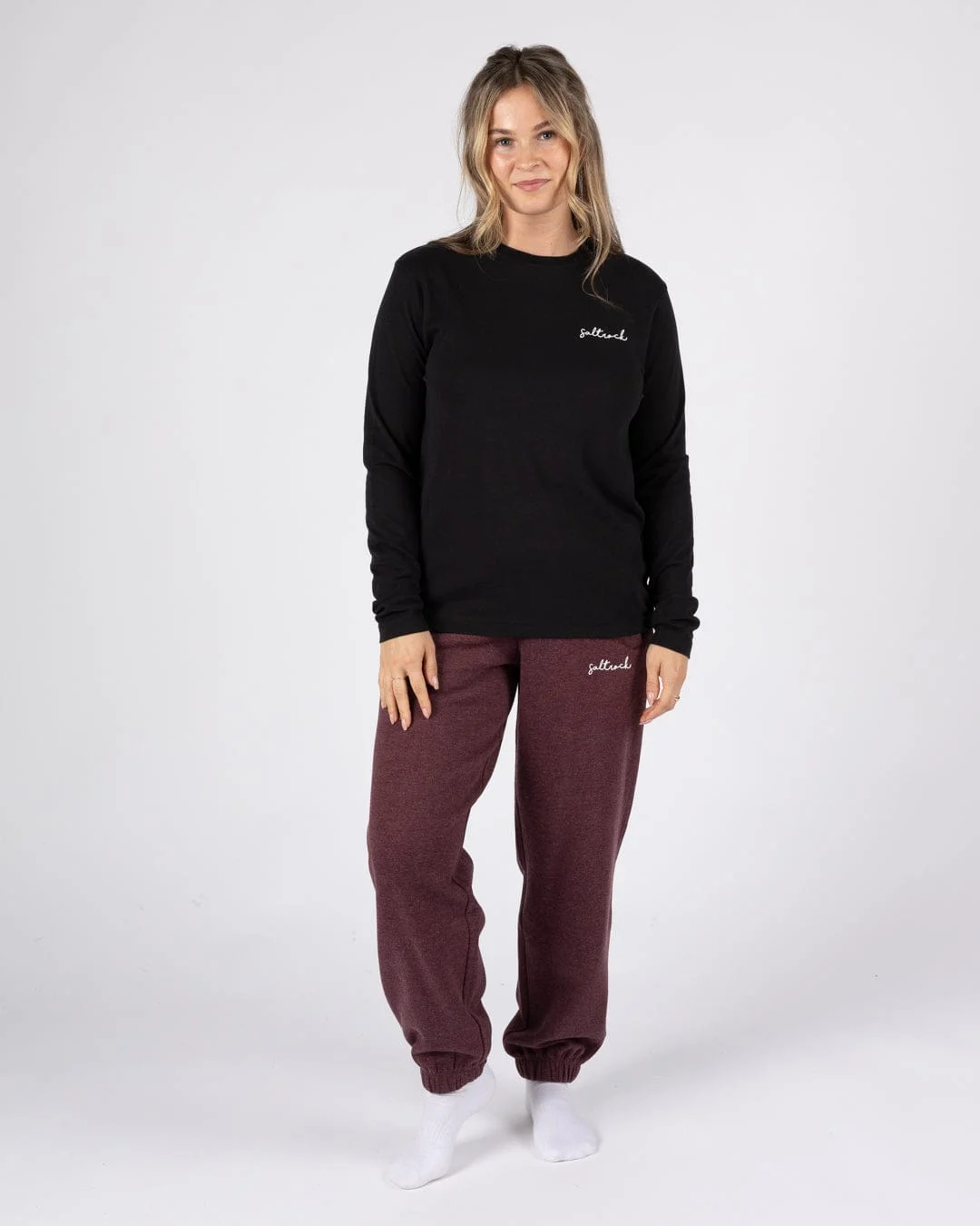 Essential Womens Long Sleeve T-Shirt in Black