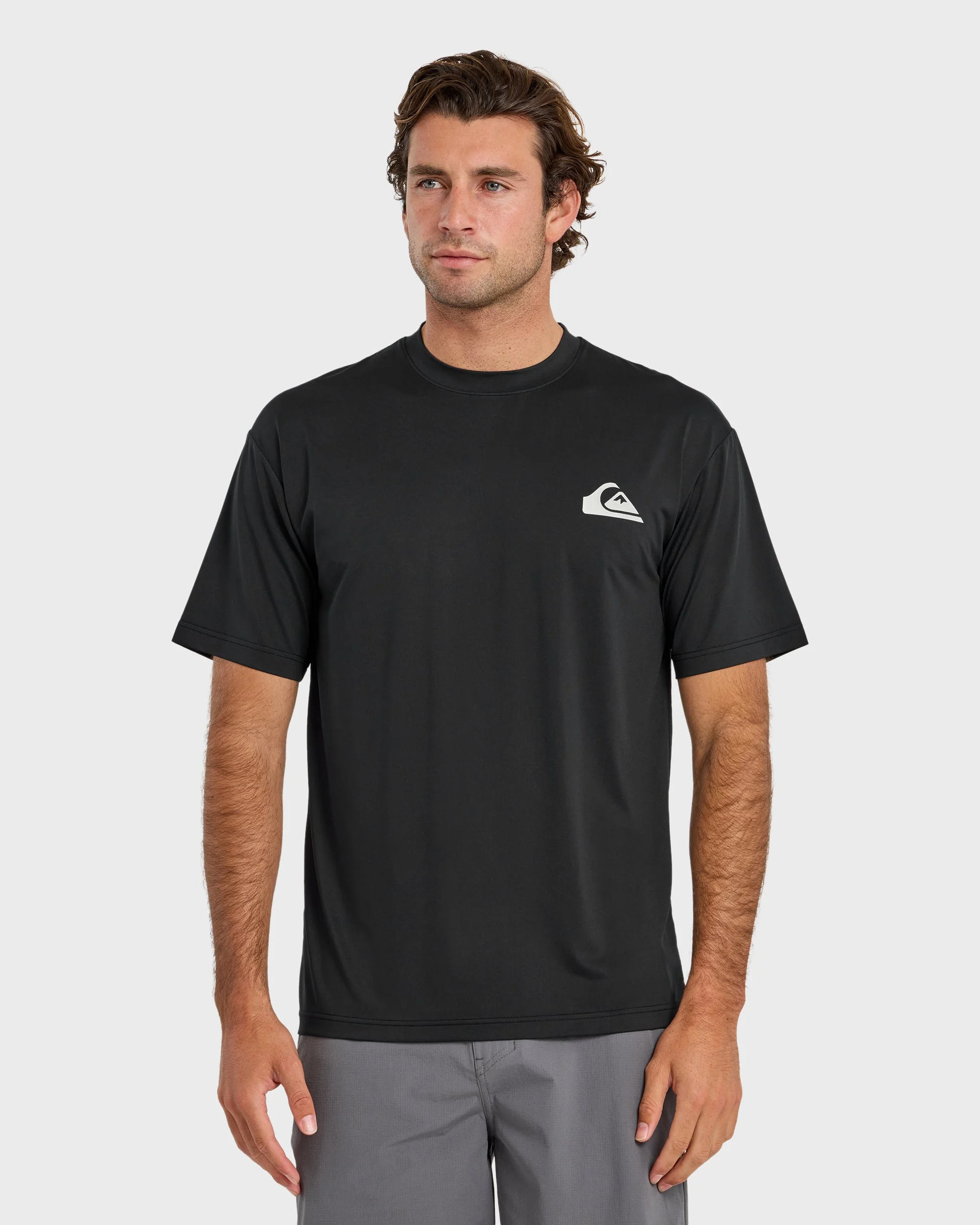 Everyday Short Sleeve Surf Tee - Black | Quiksilver