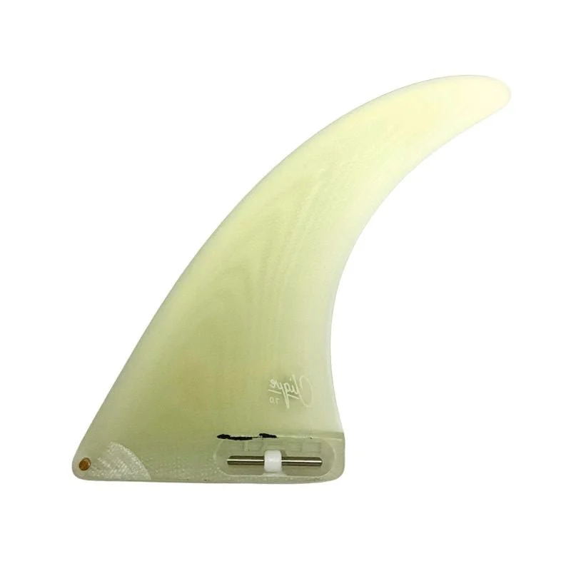 FCS II CLIQUE Longboard Fin (8") Performance Glass Clear