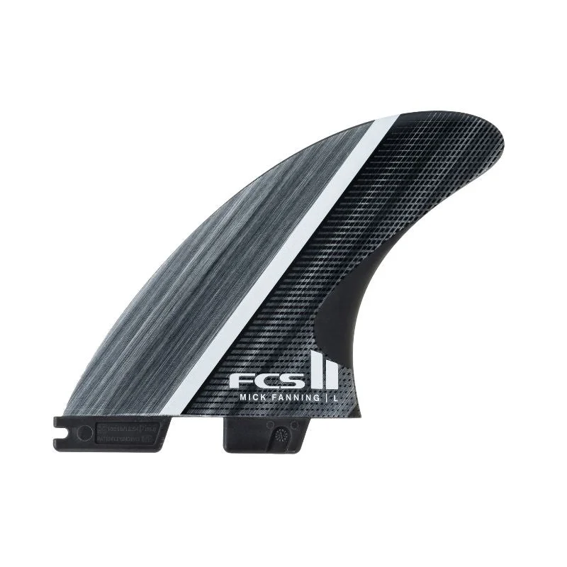 FCS II THRUSTER Mick Fanning Glass Fibre Fusion (Med-Large) Smoke White