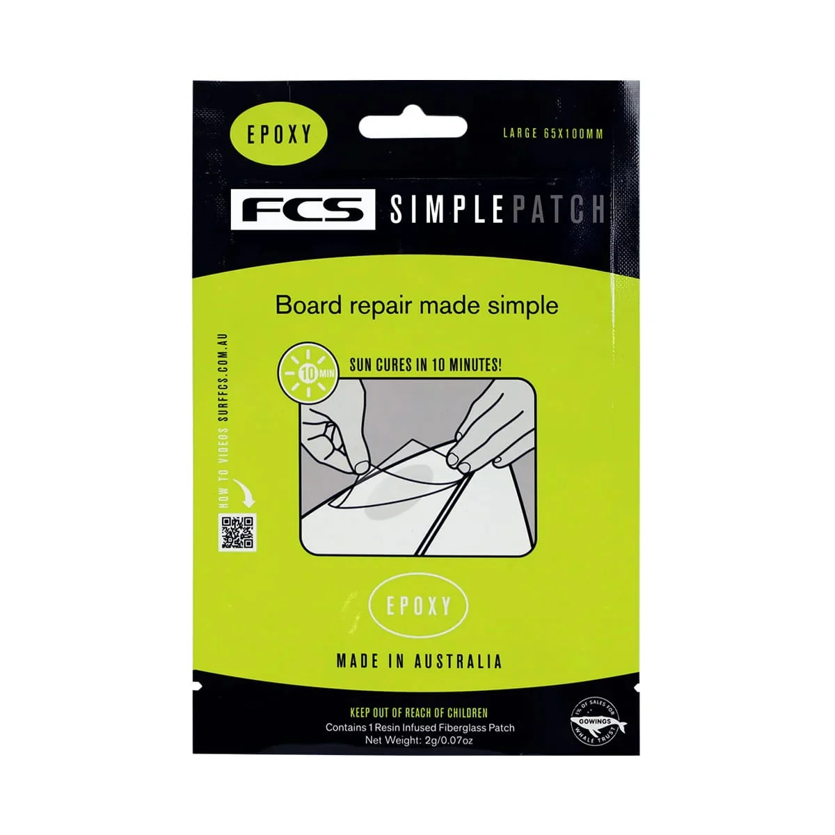 FCS Simple Patch Epoxy Regular Size