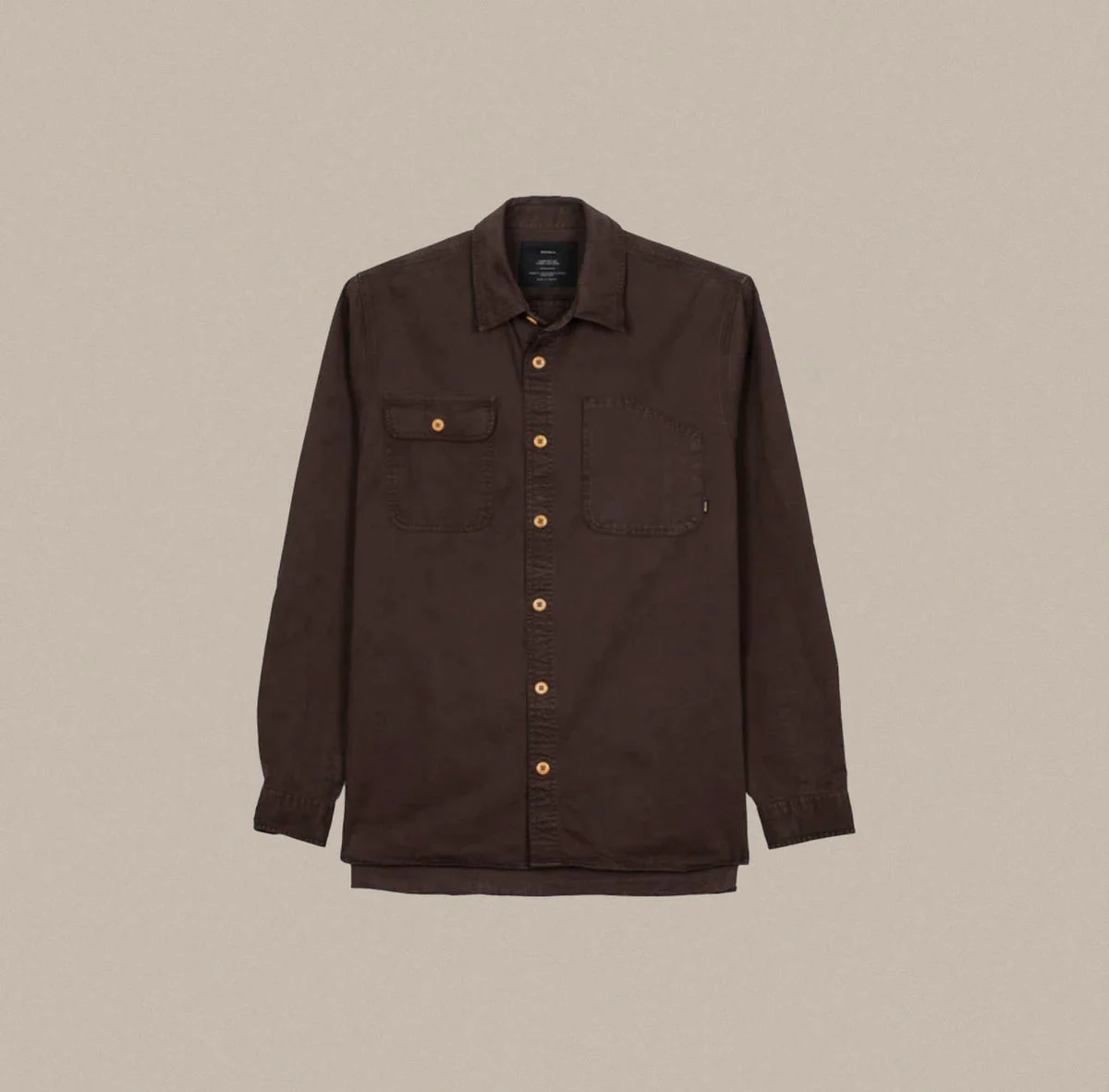 Finisterre Eddystone Shirt - Burnt Umber