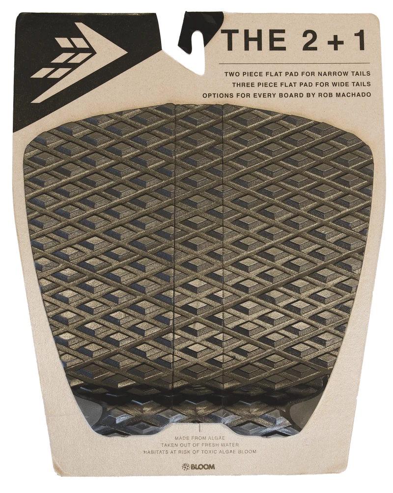 Firewire Machado 2+1 Flat Traction Pad-Black/Charcoal