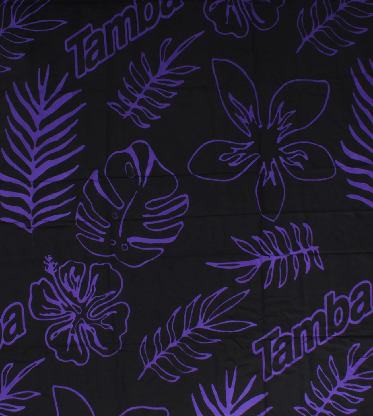 Flora Pareo/Sarong - Black/Purple