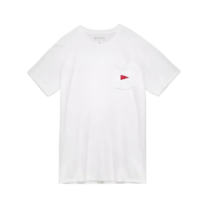 Florence Marine X T-Shirt BURGEE RECOVER POCKET Small-XLarge White