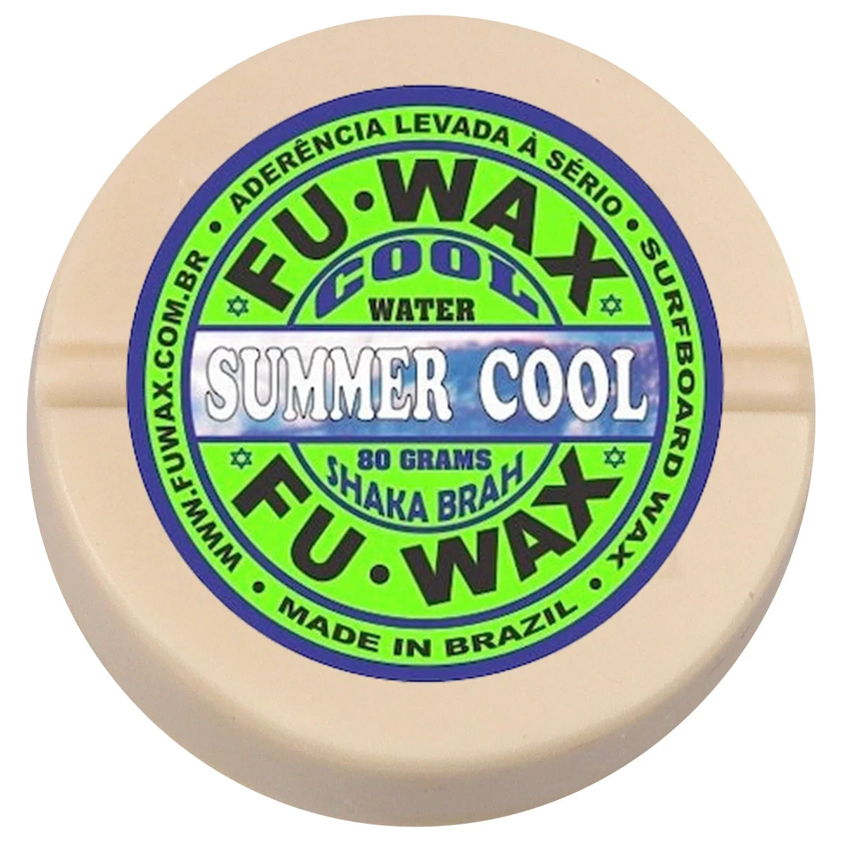 Fu Wax USA Cool Water Summer Cool Surf Wax