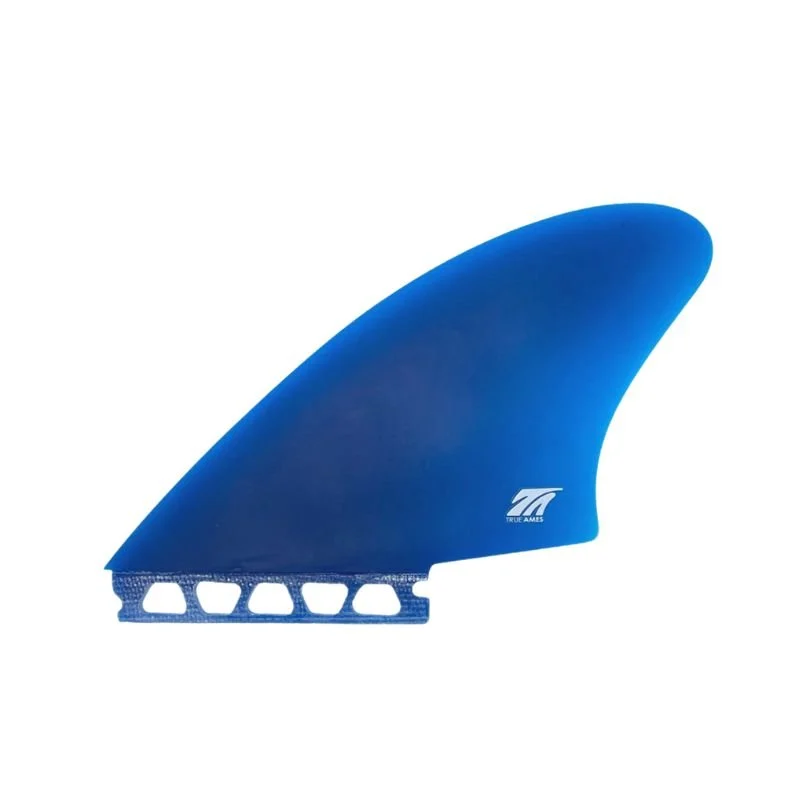 Futures Compatible TWIN True Ames Hobie Fish Solid Fiberglass Blue