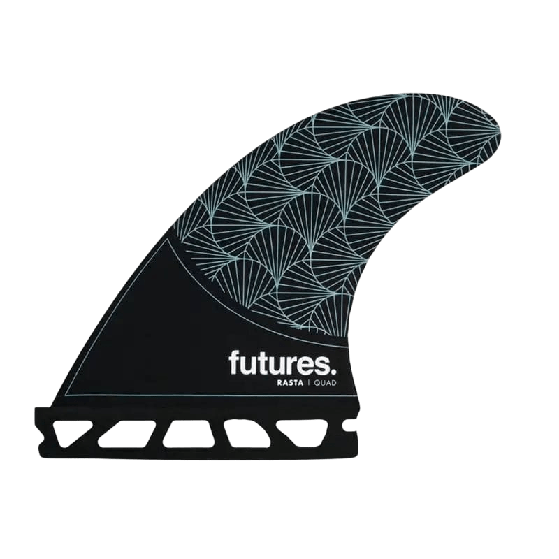 Futures QUAD Rasta Medium Honeycomb Black Teal Neutral Template
