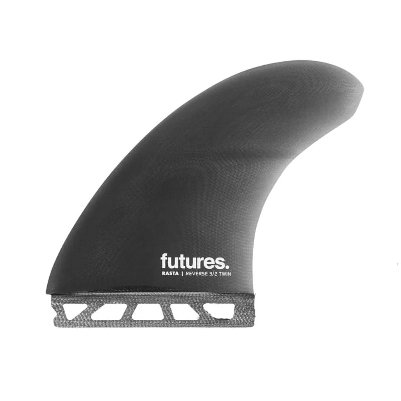 Futures TWIN+1 Rasta Reverse 3/2 Fiberglass Smoke