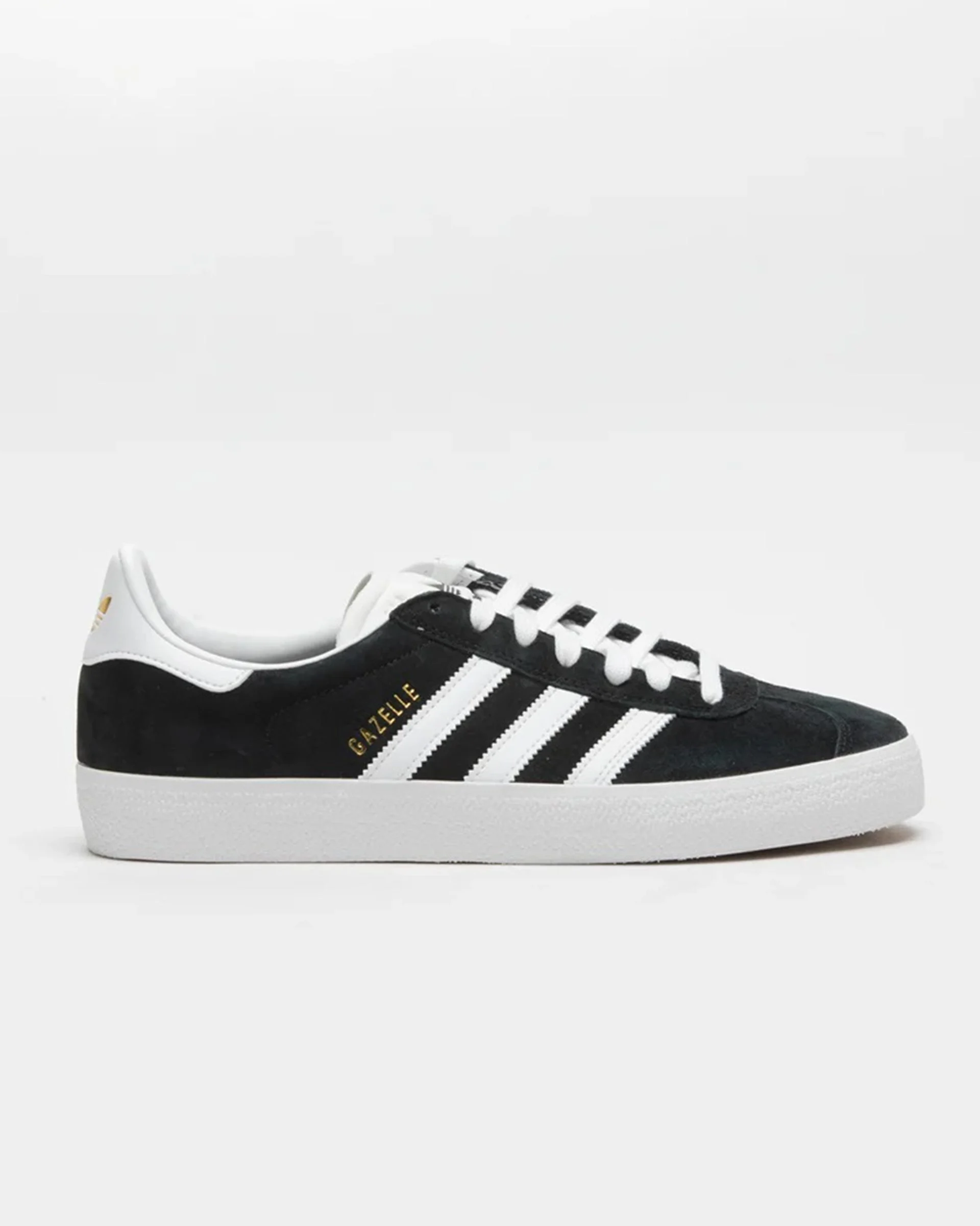 Gazelle ADV Shoes - Core Black/Cloud White/Gold Metallic