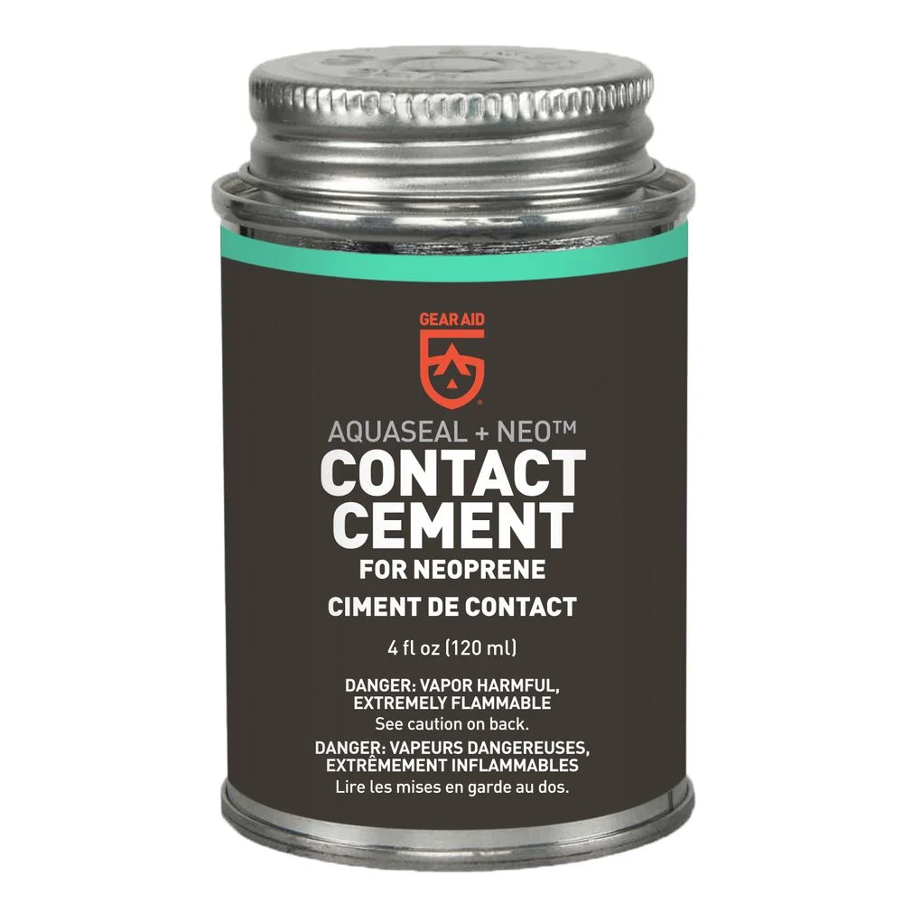Gear Aid Aquaseal Neo Neoprene Contact Cement - 1.5 Oz And 4 Oz