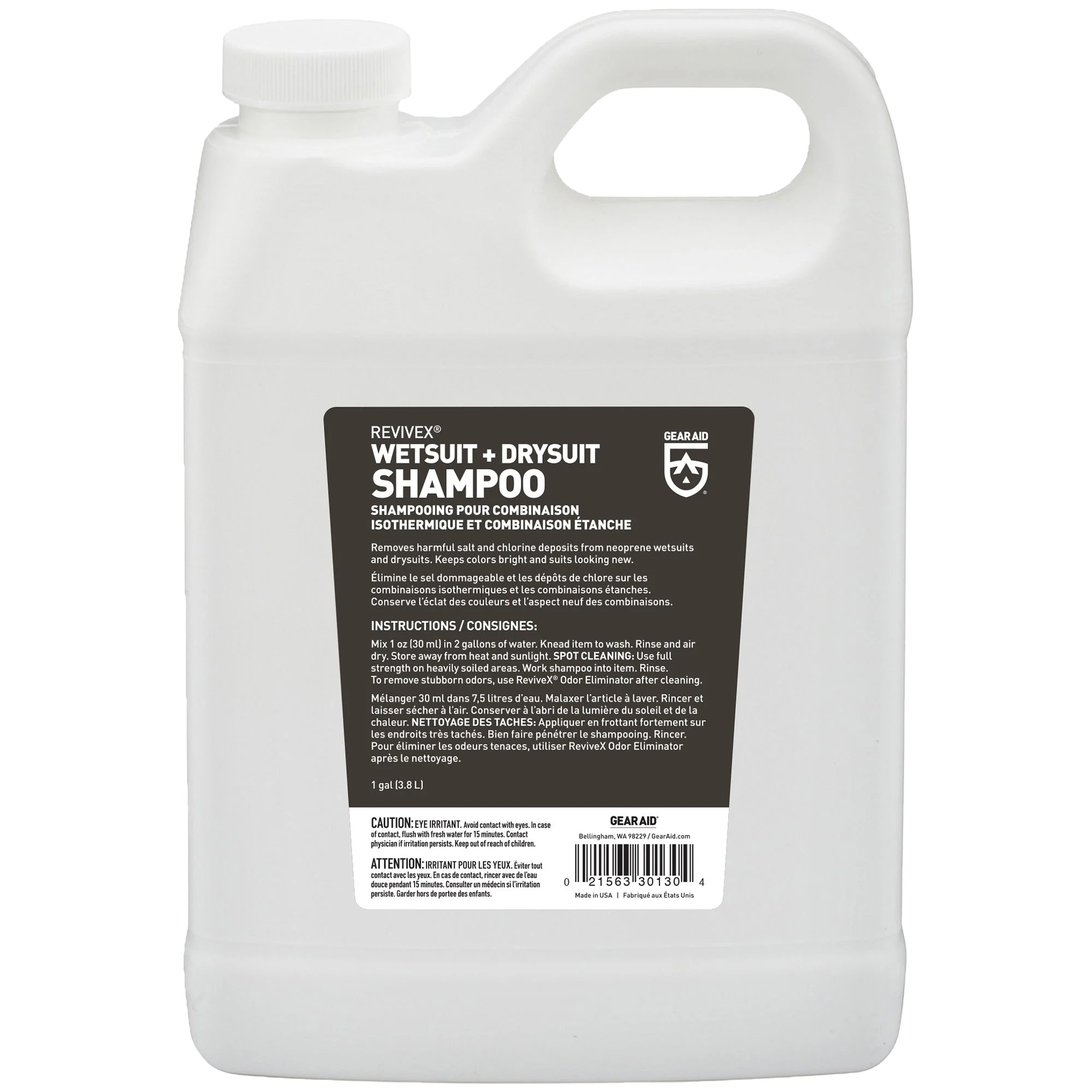 Gear Aid Revivex Wetsuit + Drysuit Shampoo - 1 Gallon