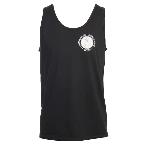 Hansen Mens Tank Top Skeleton Surfer