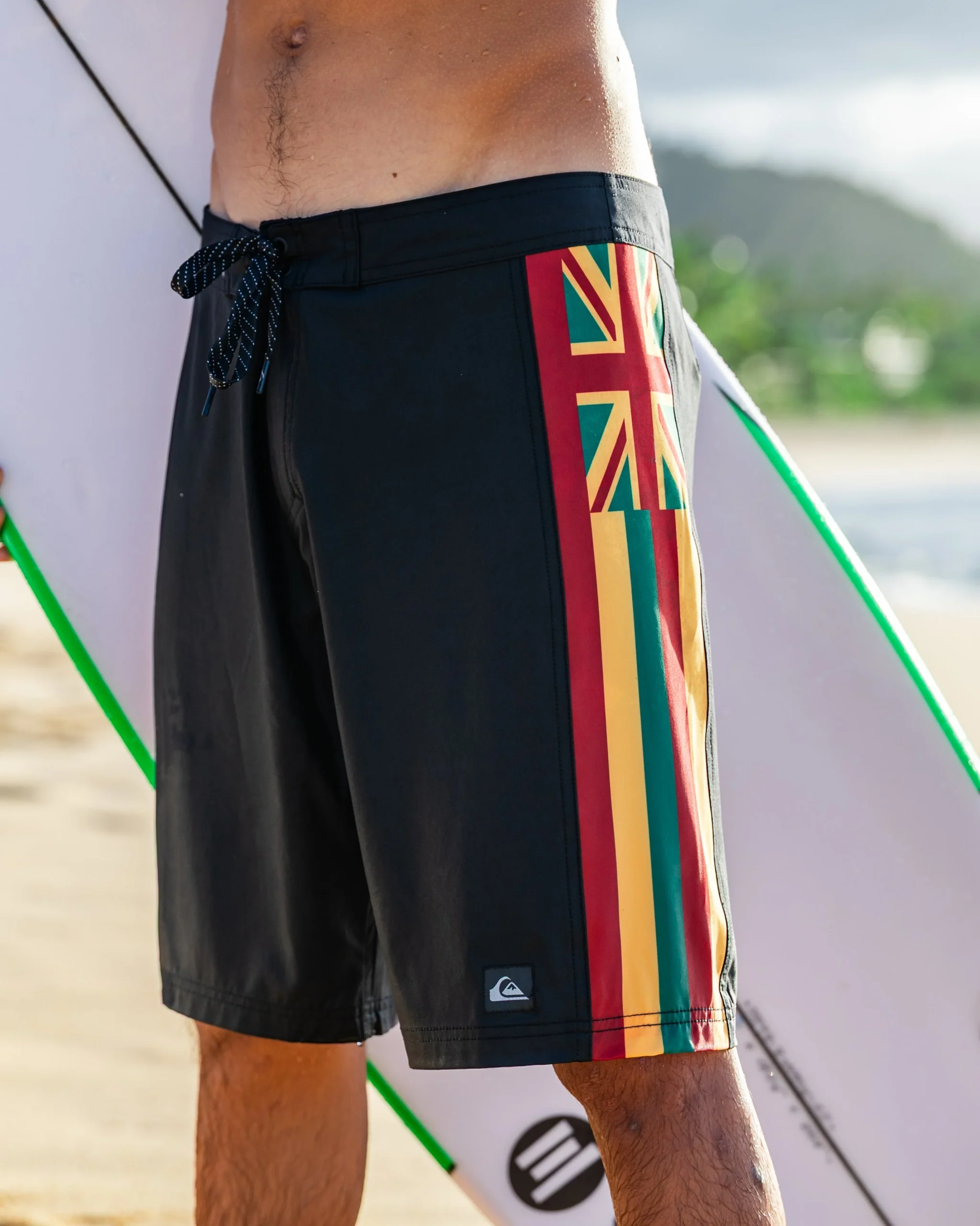 Hawaii Trades 20" Boardshorts - Black | Quiksilver