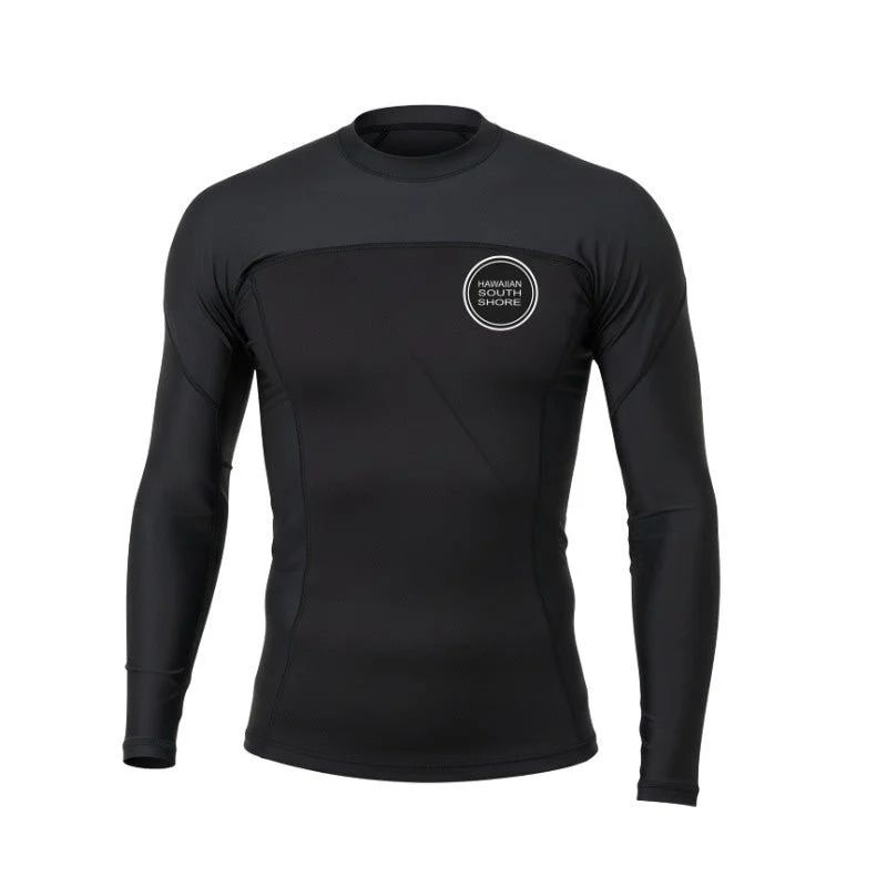HawaiianSouthShore Hybrid Wet/RashGuard Ltd. (Small-XXLarge) Black