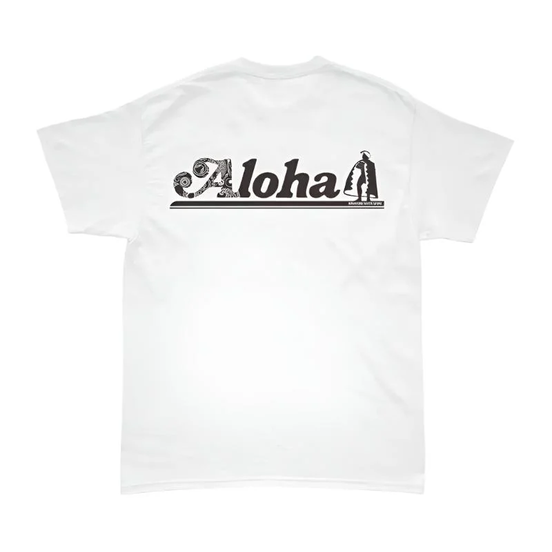 HawaiianSouthShore T-Shirt ALOHA Made in Hawaii S-2XL White