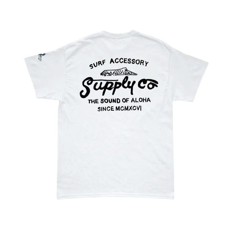 HawaiianSouthShore T-Shirt SURF SUPPLY Made in Hawaii S-2XL White