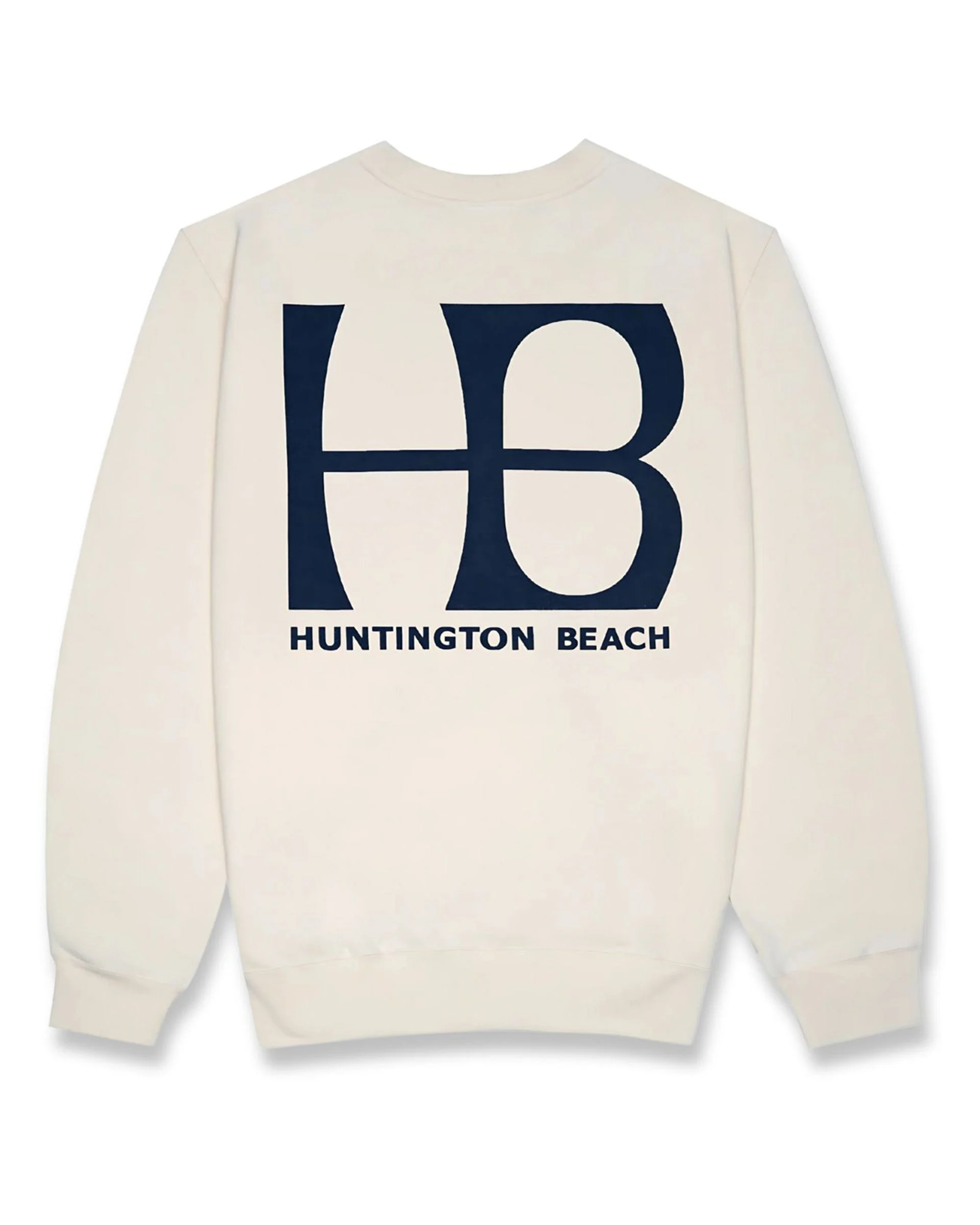 HB City Logo 2 Crewneck Sweatshirt - Bone