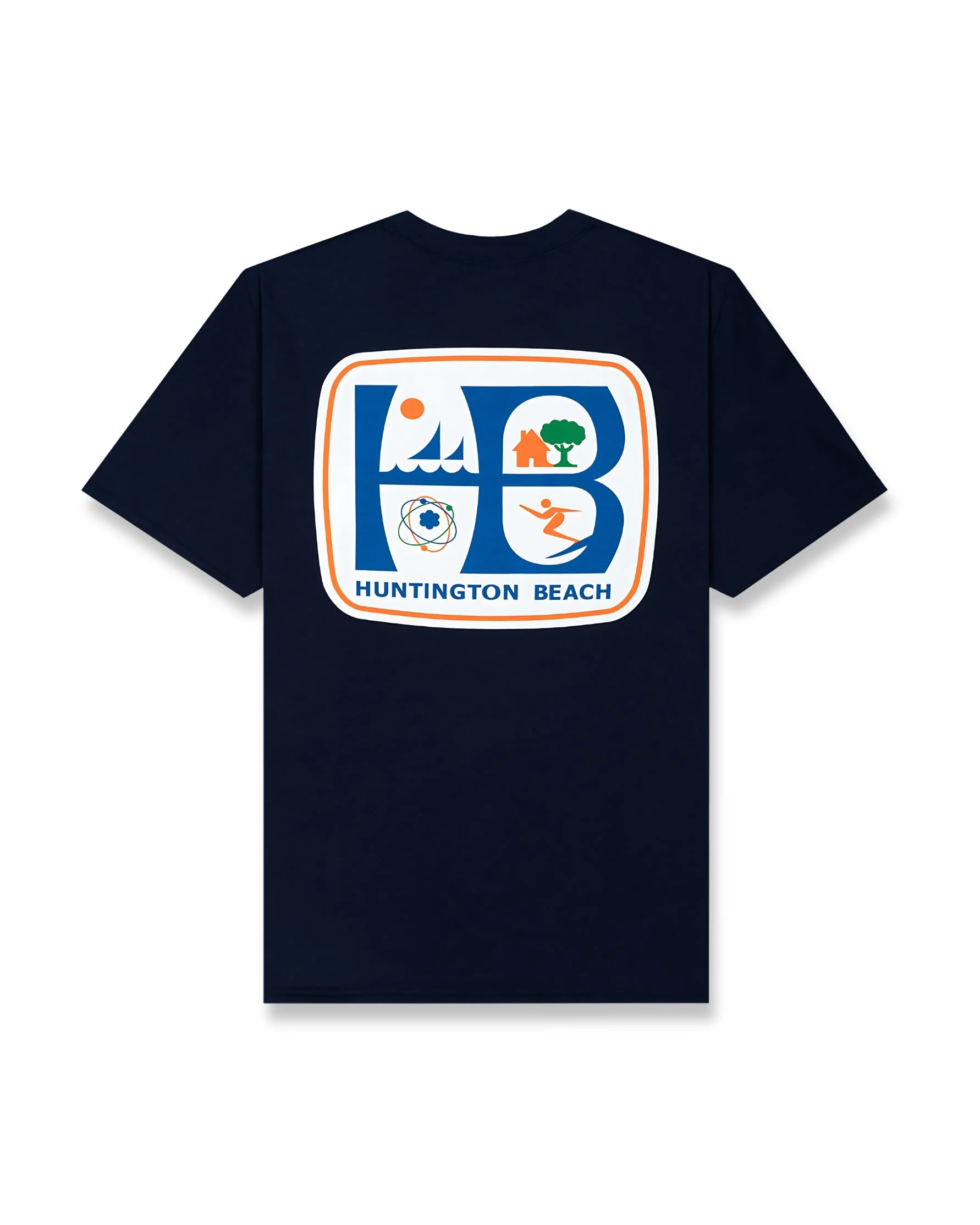 HB City Logo CF (Classic Fit) S/S Tee - Navy