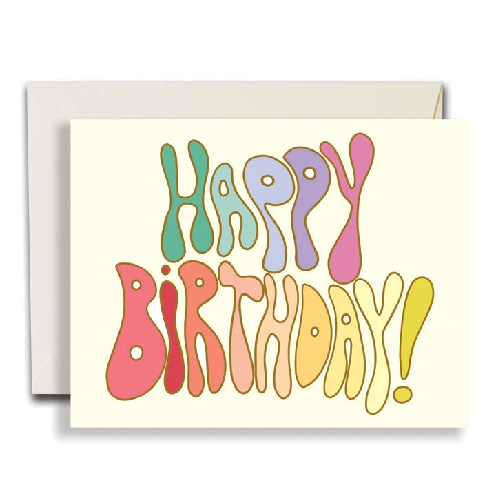 HBD Groovy Card