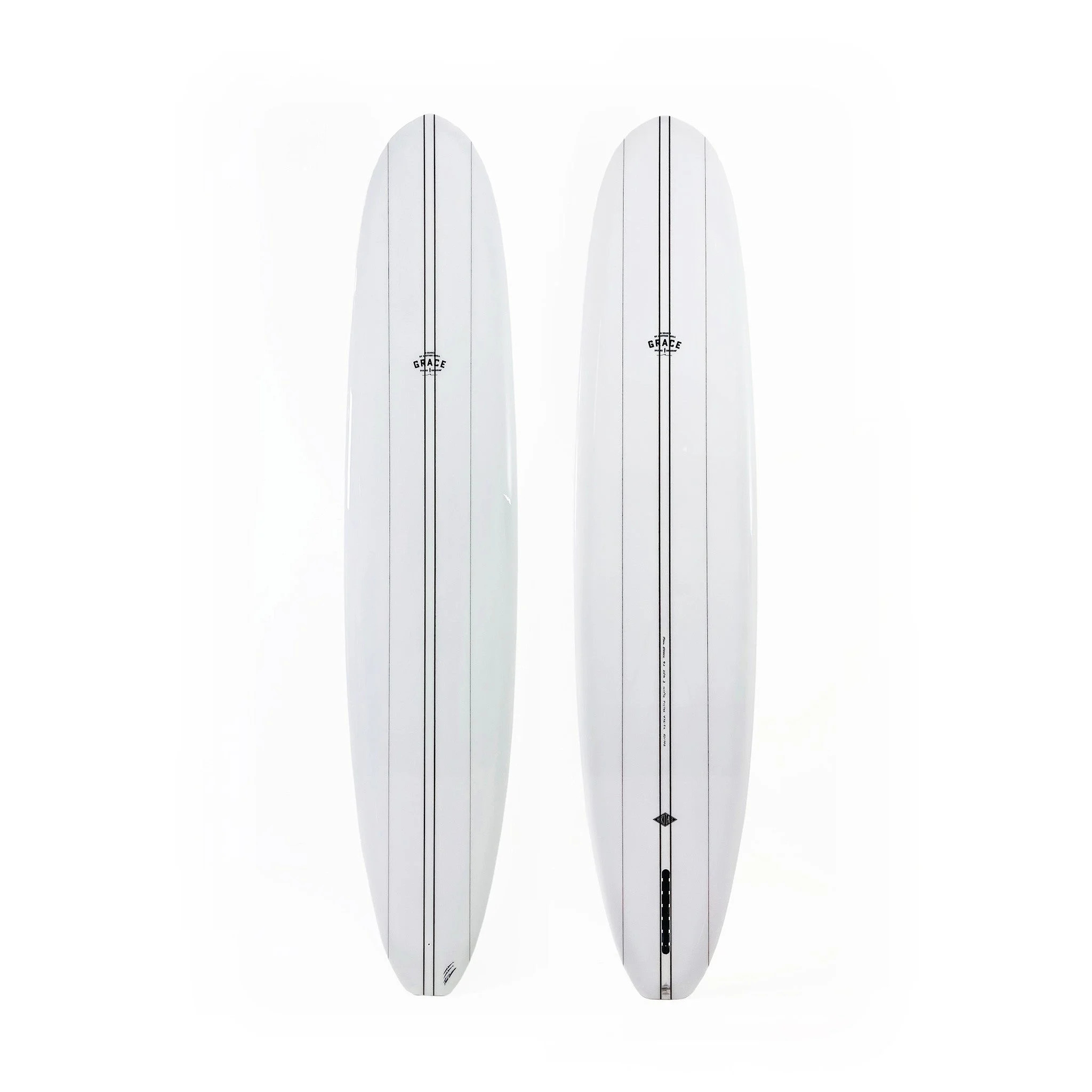Heritage 9'6" x 23 1/8" X3 1/8", Round Square, 1x Fin Box, PU - ID:905344