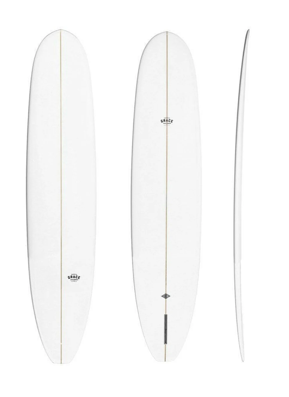 Heritage 9'8" x 23 1/4" X3 1/8" - 82.50L, Round Square, 1x Fin Box, PU - ID:905345