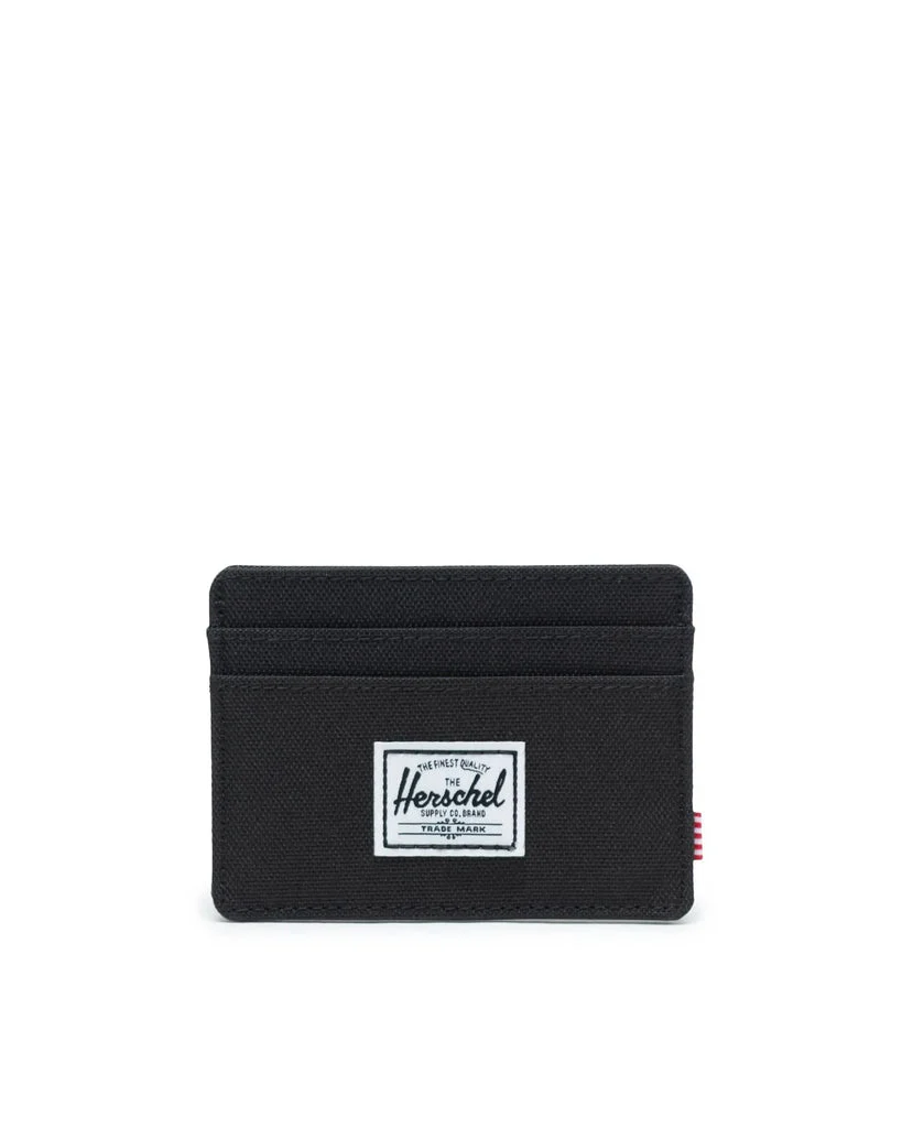 Herschel Charlie RFID Wallet-Dye Wash Black