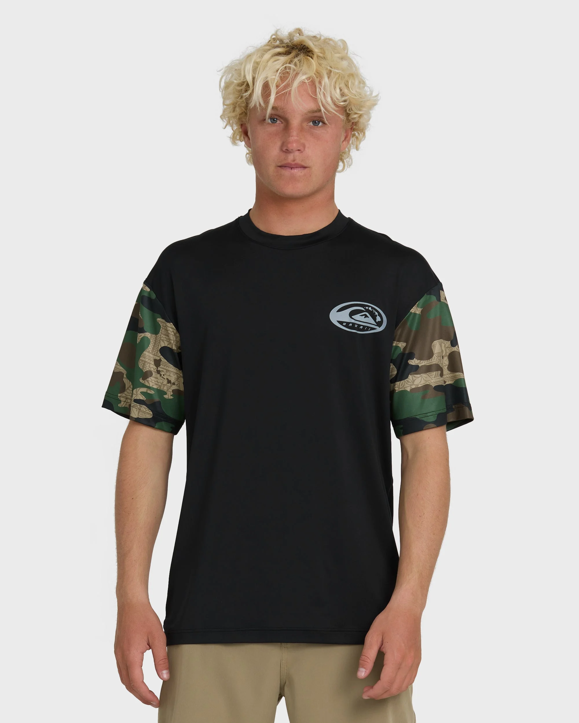 HI Everyday UPF 50 Short Sleeve Surf Shirt - Camo | Quiksilver