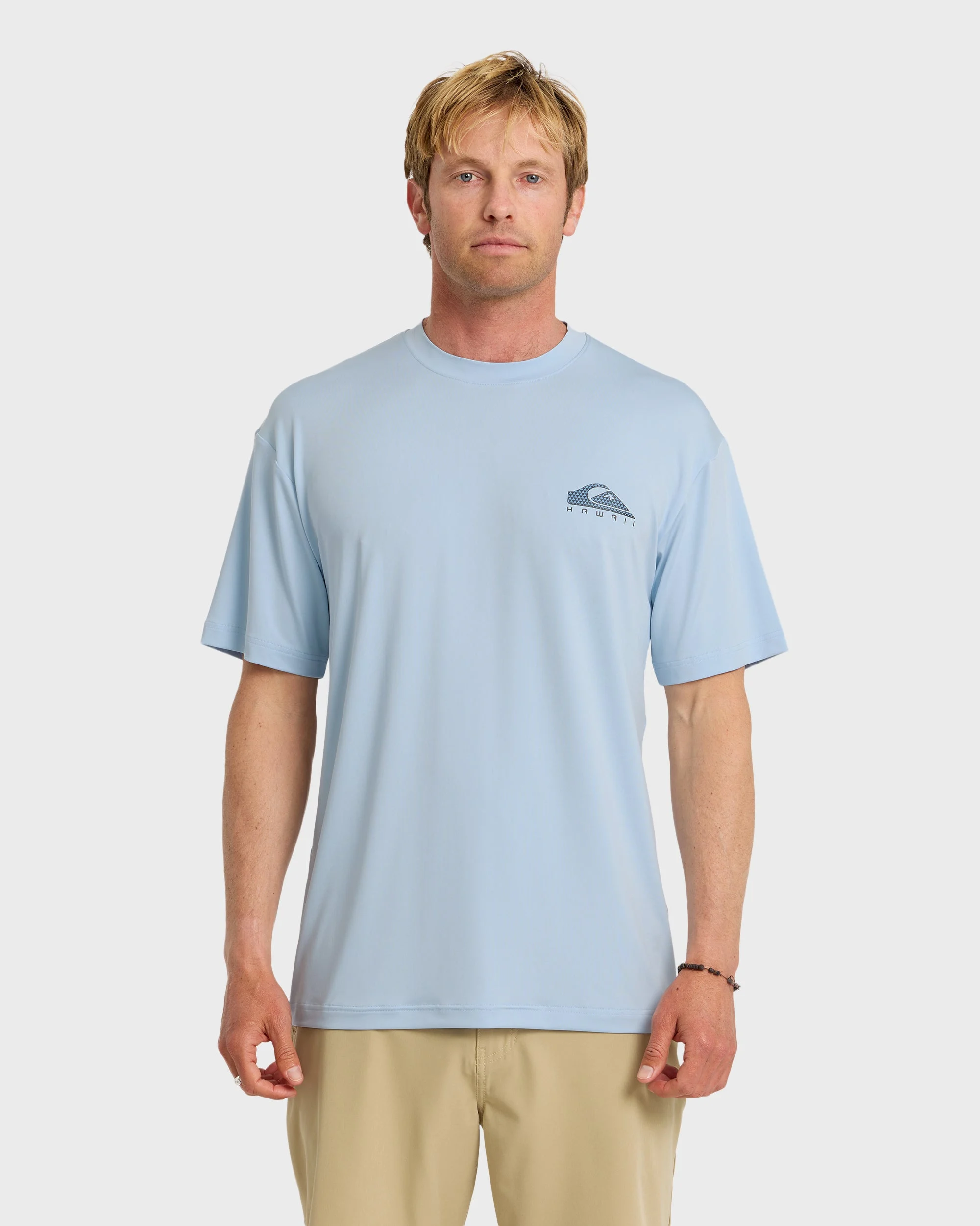 HI Everyday UPF 50 Short Sleeve Surf Shirt - Skyway | Quiksilver