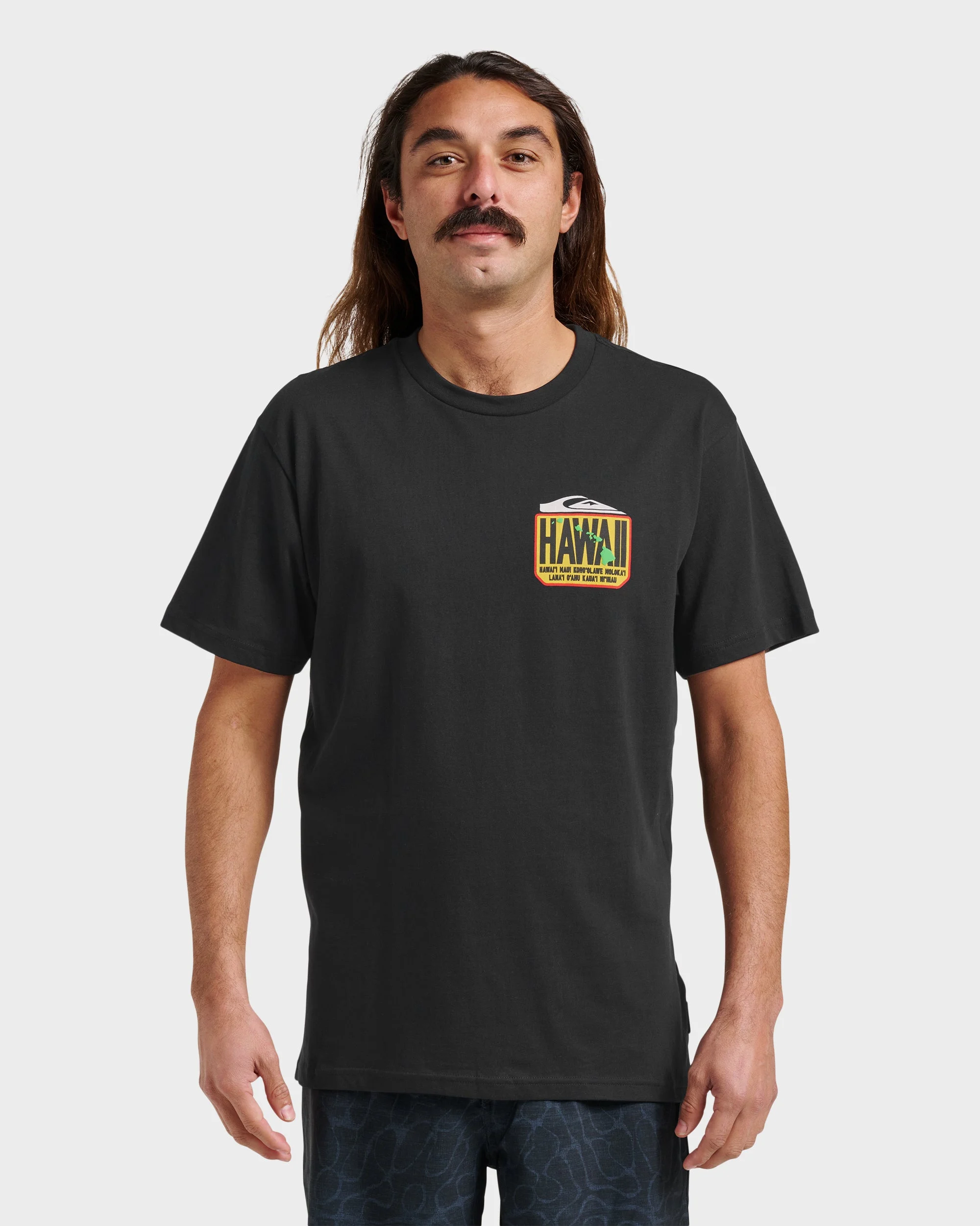 Hi Hawaii Crest Classic T-shirt - Black | Quiksilver