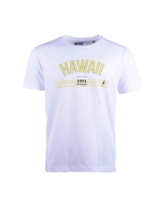 Homeland T-Shirt White - Lightning Bolt Surf Co