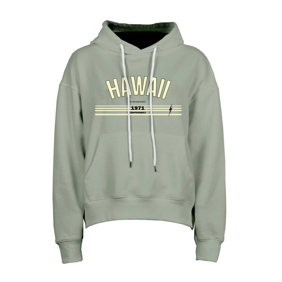 Homelands Womens Hoodie - Lightning Bolt Surf Co
