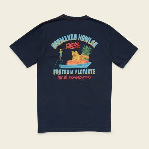 Howler Brothers Mens Shirt Fruteria Flotante Cotton Pocket
