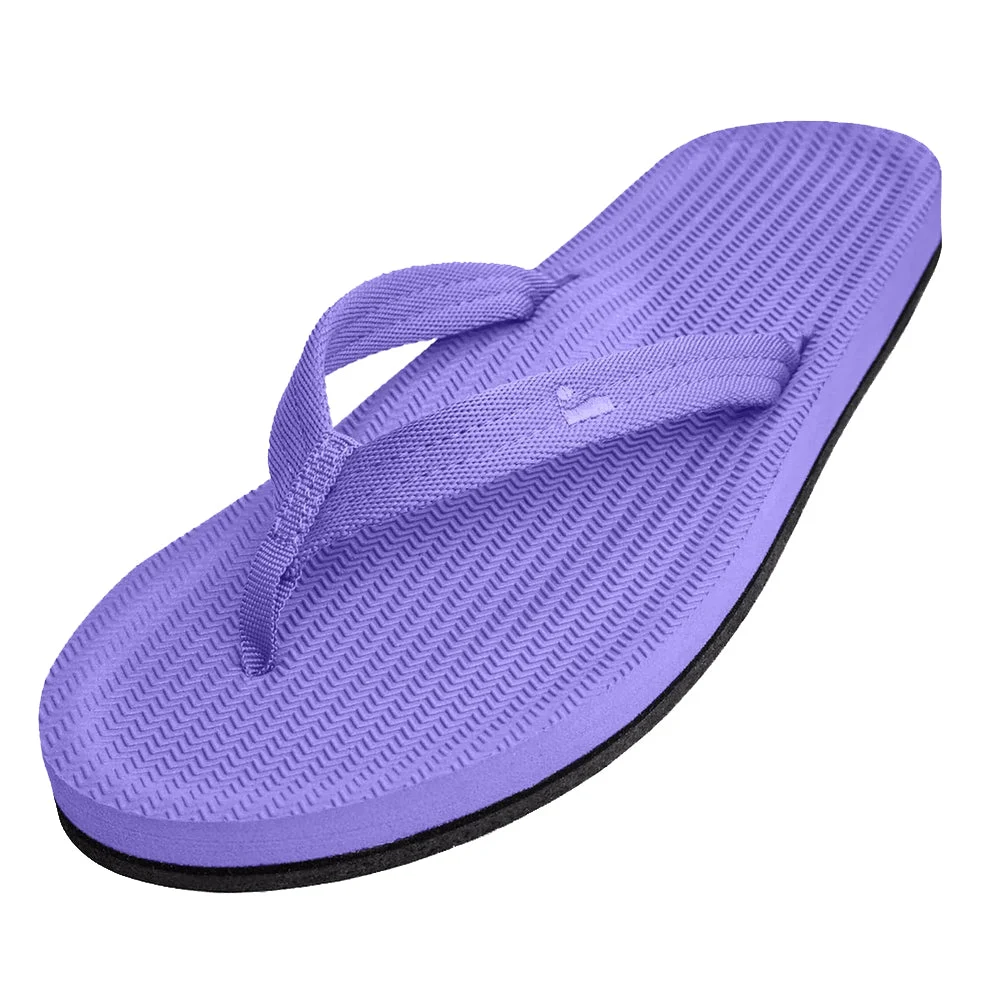 Indosole - Womens Flip Flops - Easy Living - Purple Haze