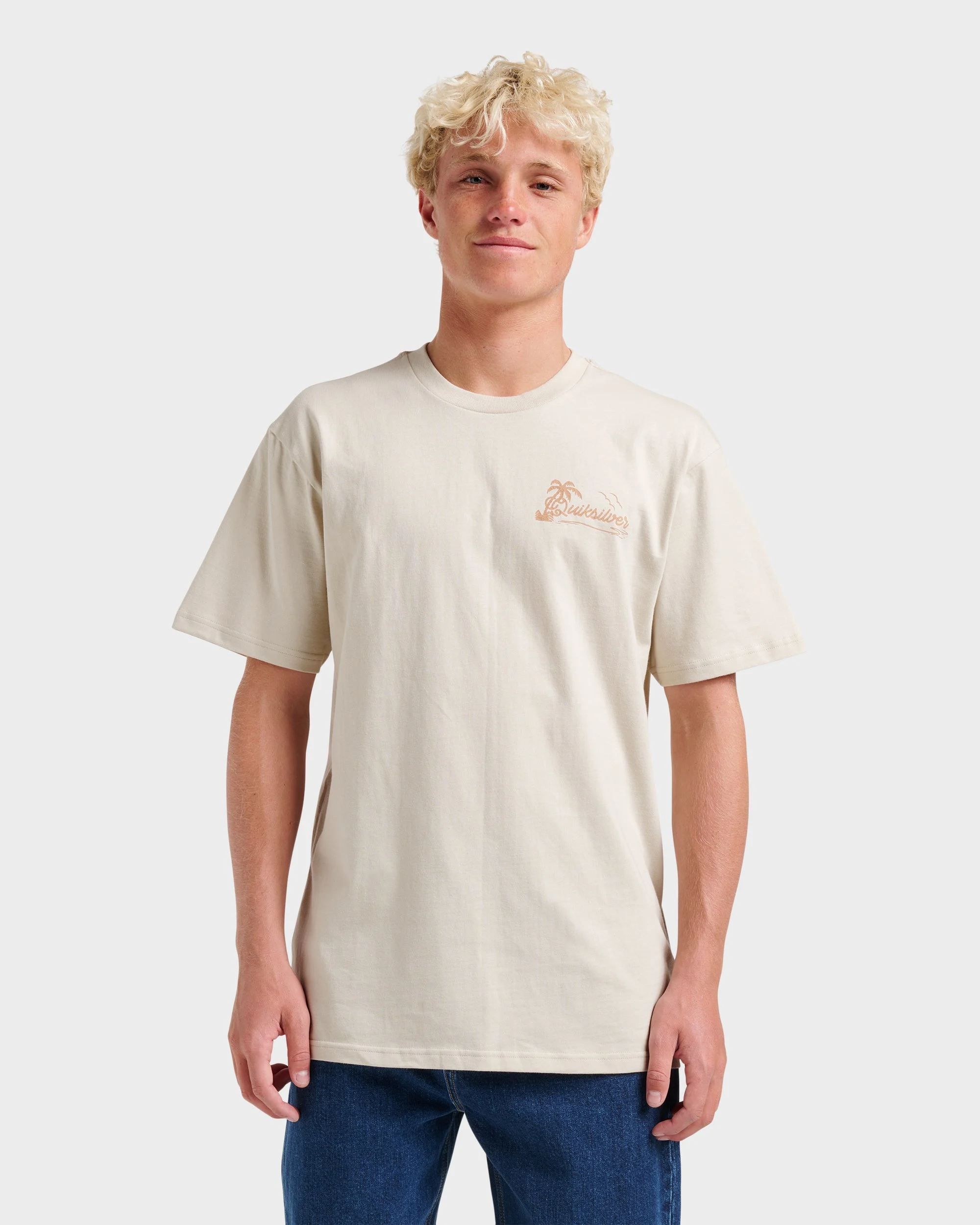 Island Vibin Classic T-shirt - Moonstruck | Quiksilver
