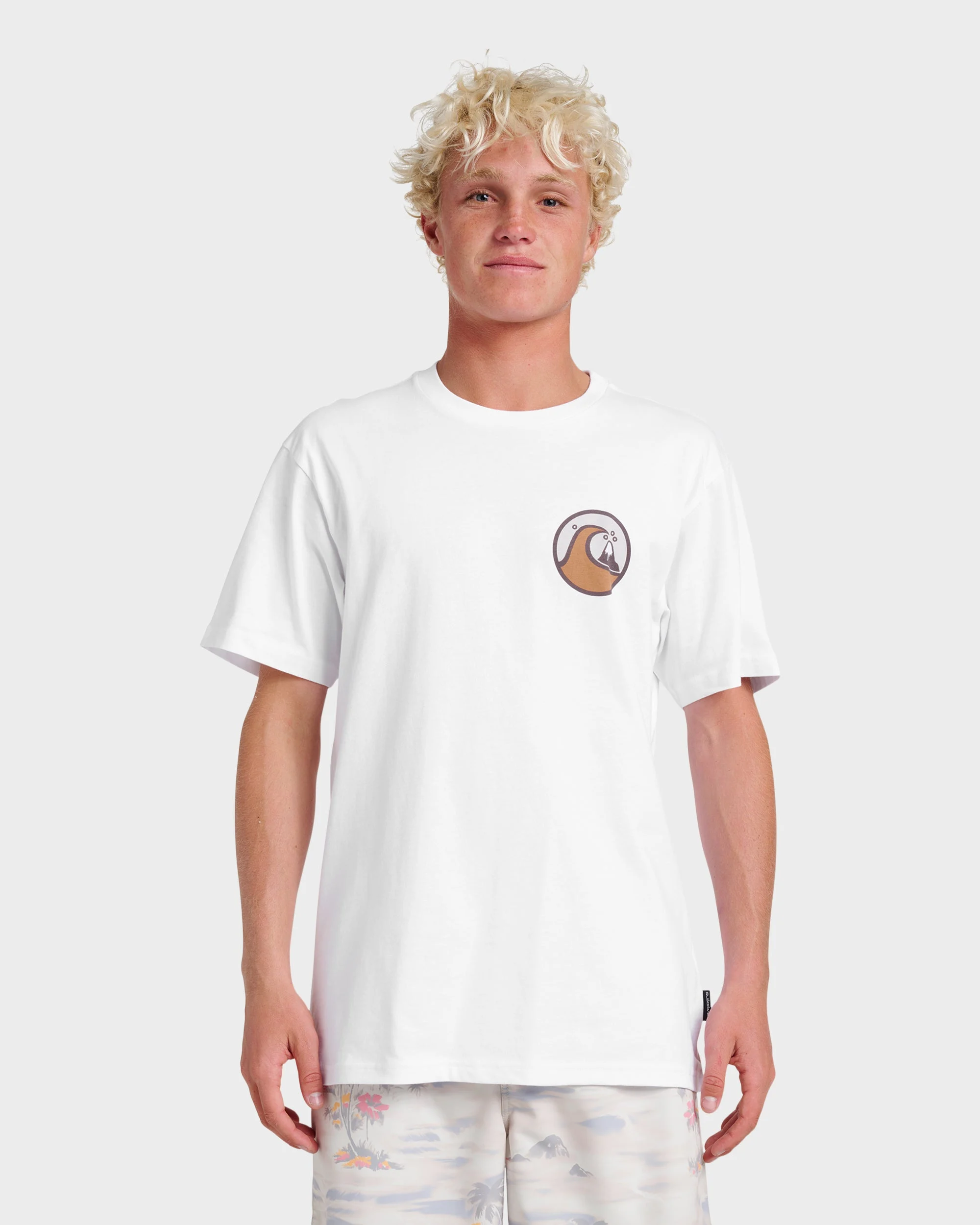 Jungle Wave Classic T-shirt - White | Quiksilver