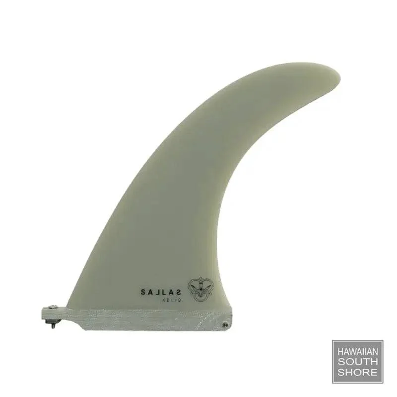 Kai Sallas Kelis Longboard Fin Fiberglass 8.5"-10" White