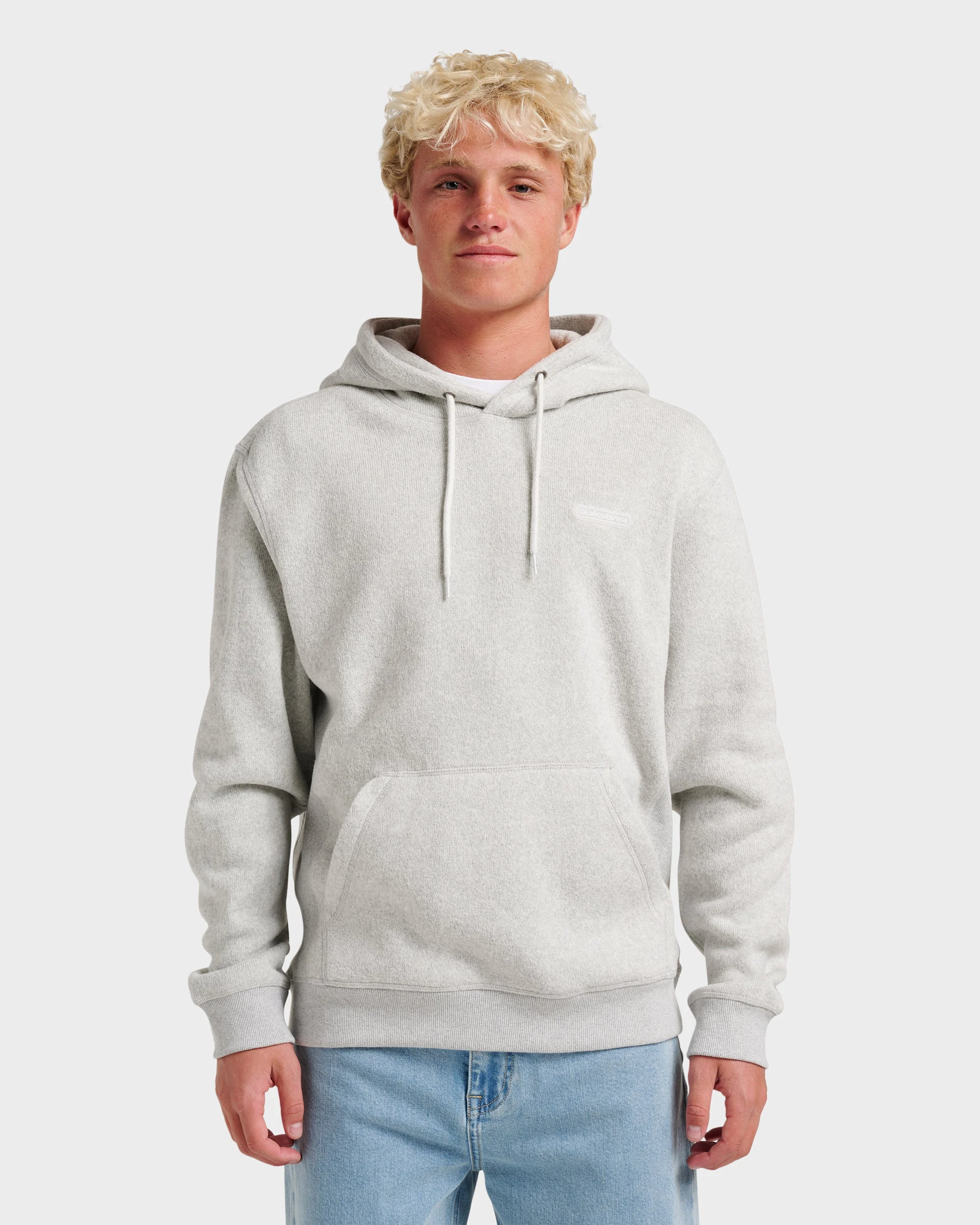 Keller Hoodie - Light Gray Heather | Quiksilver