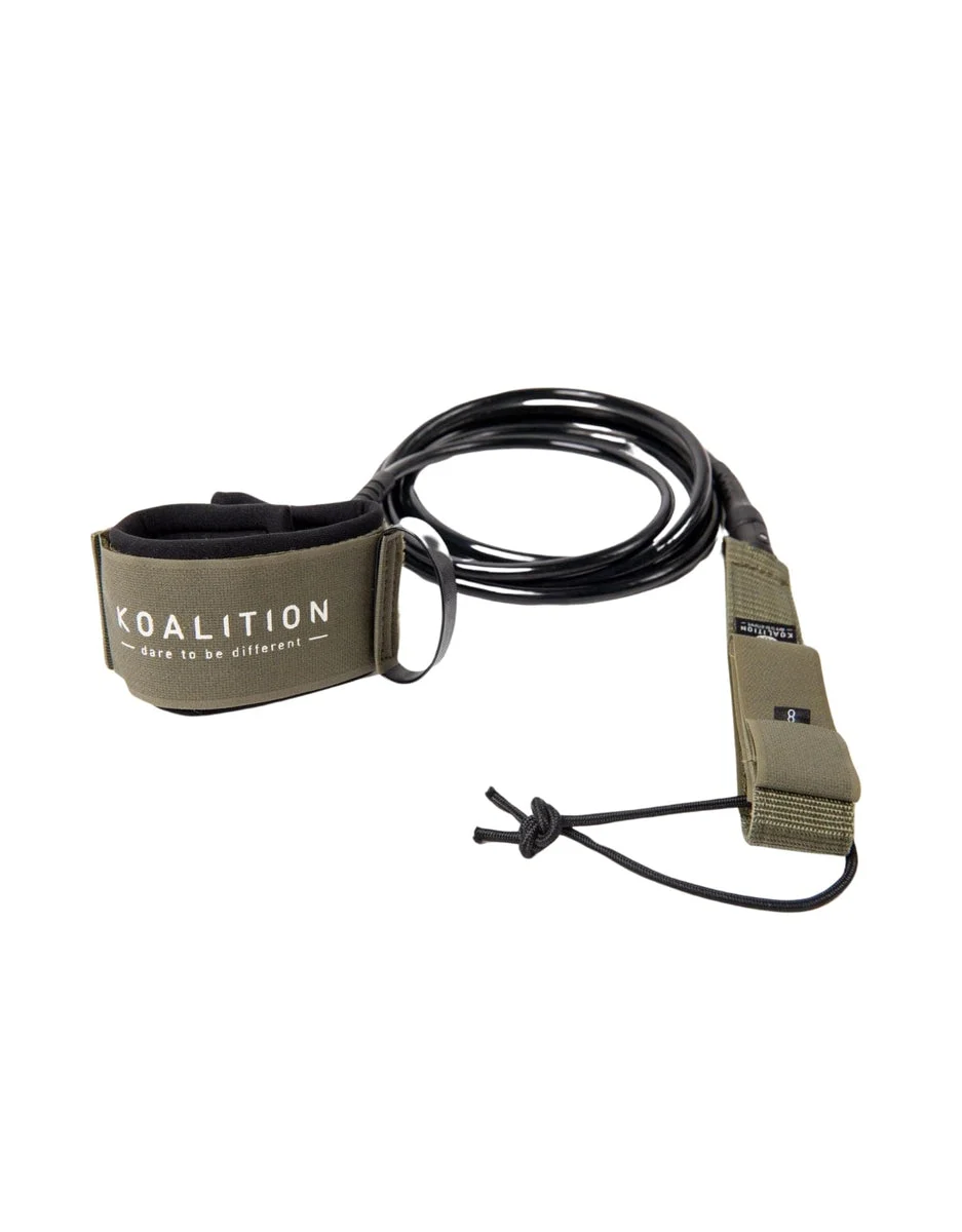 Koalition 9' Longboard Knee Leash (Multiple Colour Options)