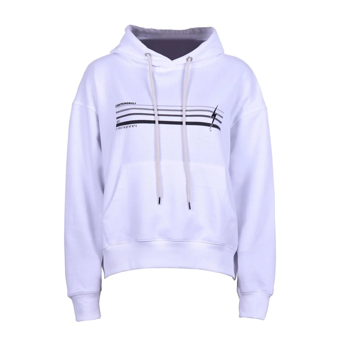 Land Womens Hoodie - Lightning Bolt Surf Co