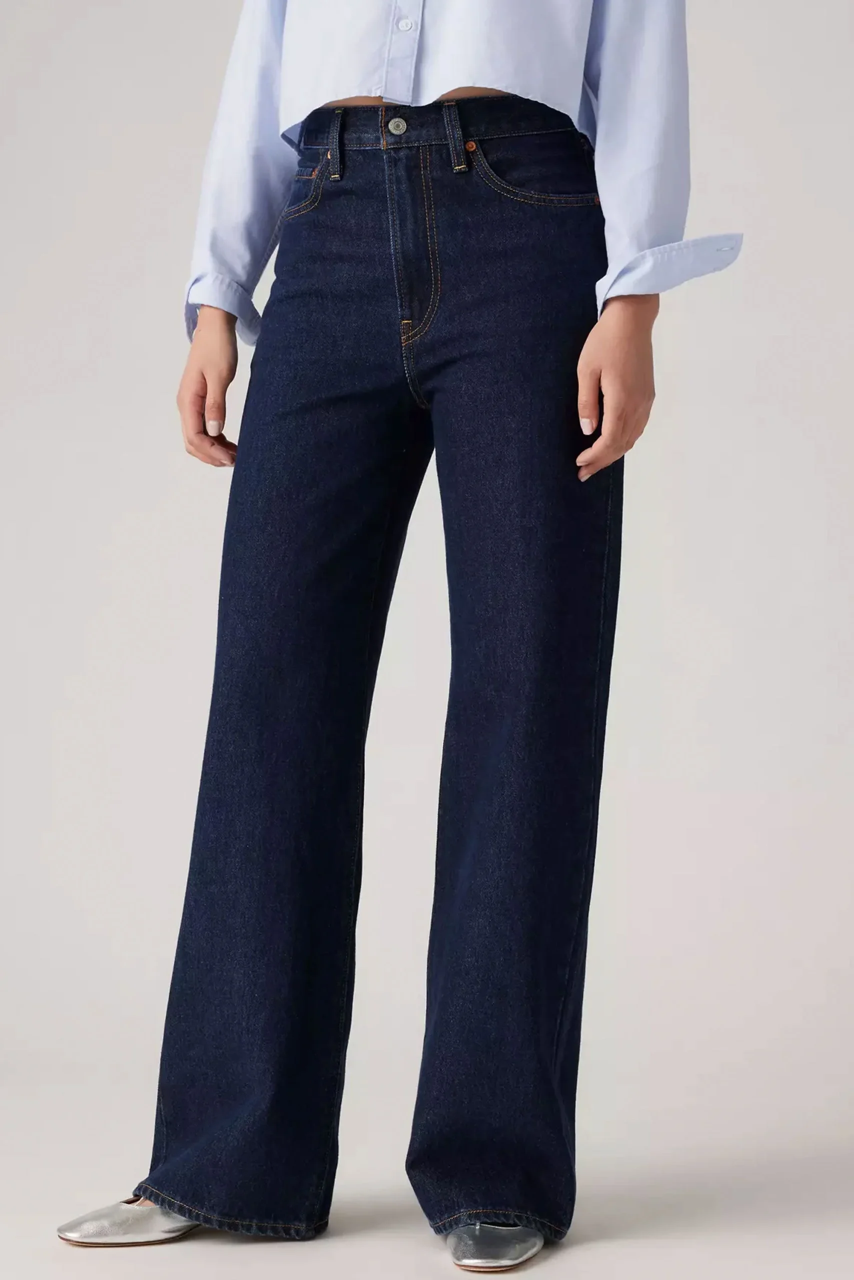 LEVIS - RIBCAGE WIDE LEG - SHADED VIEW