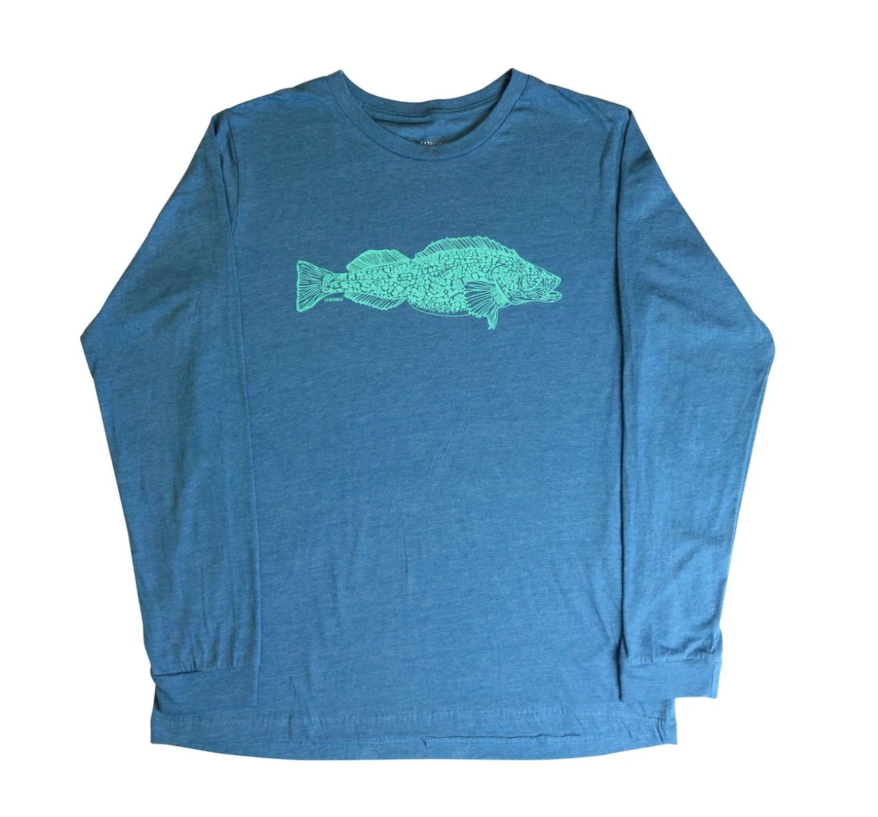 Ling Cod Long Sleeve Tee - Teal