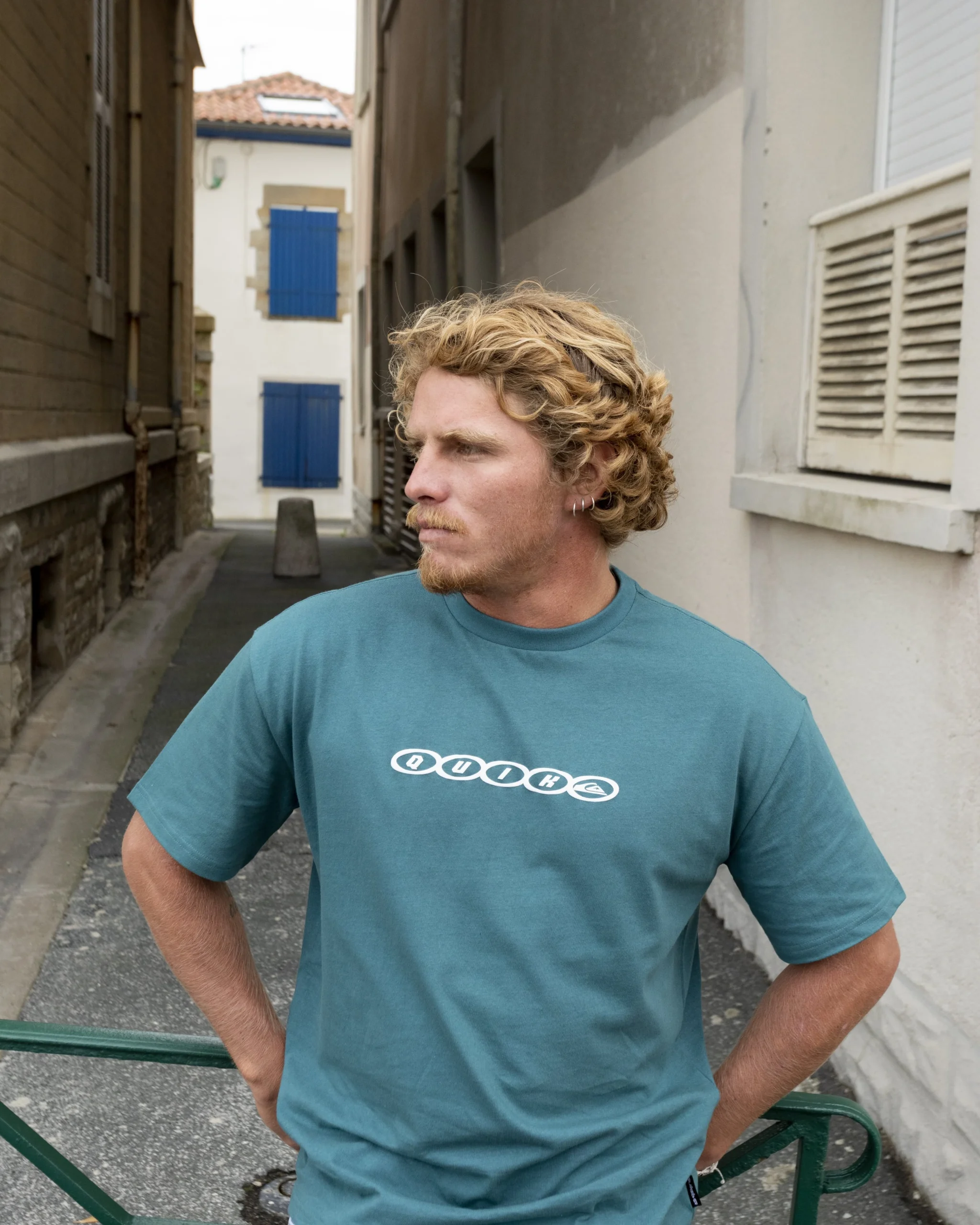 Linked Heavy Weight T-shirt - Mediterranea | Quiksilver
