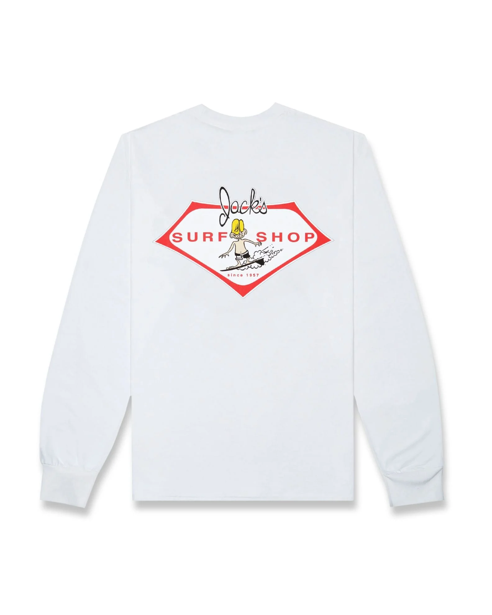 Little Dude Classic Long Sleeve Tee - White
