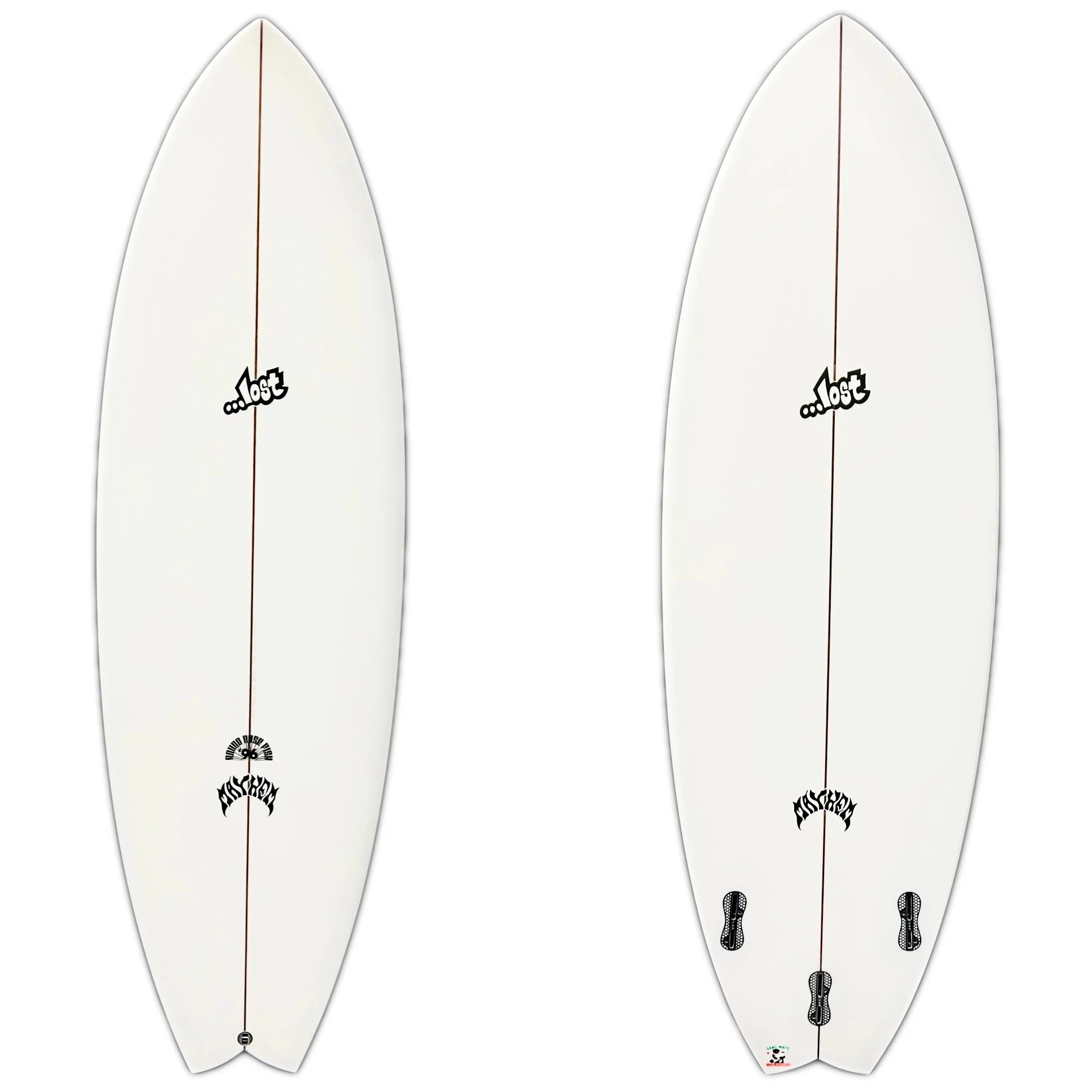 Lost 5'10" 1996 Round Nose Fish FCS II